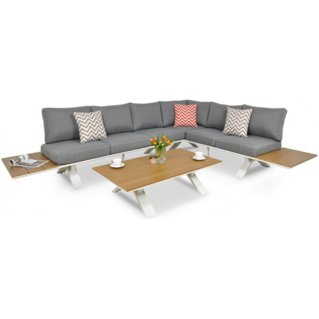 Lauko baldai SORRENTO WOOD Balta